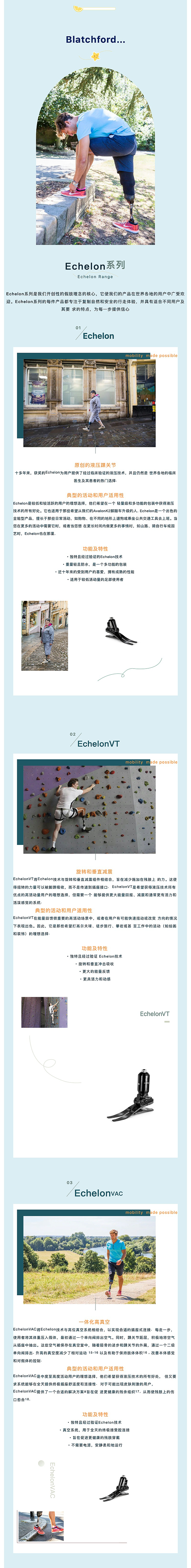 布莱齐福德(Blatchford) - Echelon 系列