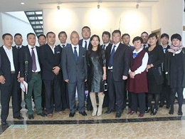 恩德莱北京系统总经理参观北京格林彩虹公司