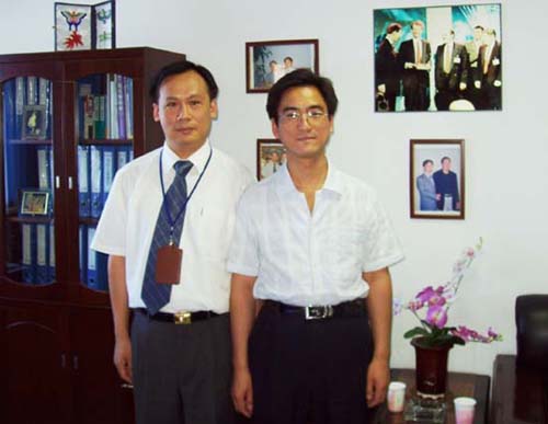 卫生部综合处高学成处长参观了北京公司