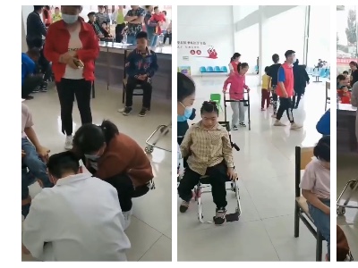 恩德莱走进滨州市阳信县，为残疾朋友假肢矫形器适配安装！  ​