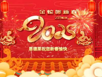 巳巳如意，蛇年大吉！恩德莱全体成员给您拜年了！