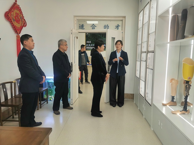 枣庄市残联党组书记、理事长朱景宜莅临恩德莱枣庄分公司考察调研