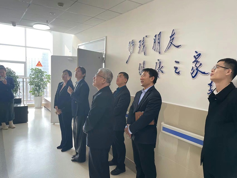 枣庄市残联党组书记、理事长朱景宜莅临恩德莱枣庄分公司考察调研
