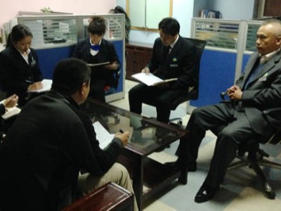 恩德莱系统开展文明月经验座谈会活动