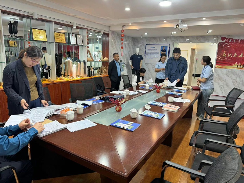泰安市社保中心领导一行莅临山东恩德莱公司进行指导检查