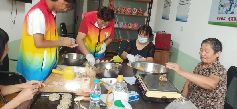 山东恩德莱暨药山街道如康家园组织迎中秋活动