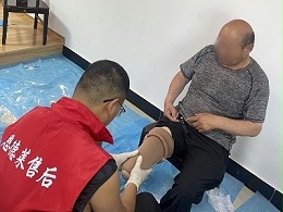 恩德莱携手榆次残联，为残障人士“量腿”送希望