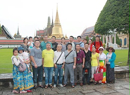 国庆节公司全体总经理赴泰国旅游度假