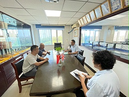 天津市红桥区残联领导及相关人员到恩德莱天津爱心店进行工作指导