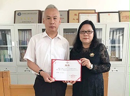 董事长受聘公司[[爱心基地]]常梦关爱中心理事长