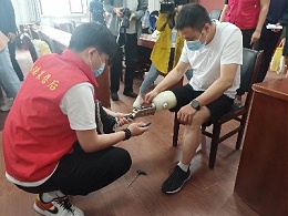 「恩德莱石家庄公司」高效率完成假肢配送工作，给残障朋友献温暖