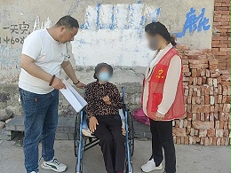 恩德莱河南爱心店携手当地残联开展残疾人辅具入户筛查专项行动