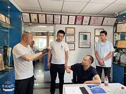 咸阳市失业和工伤保险经办中心领导一行莅临恩德莱检查指导工作