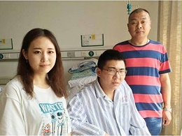 陈新华董事专程看望手术住院之职工